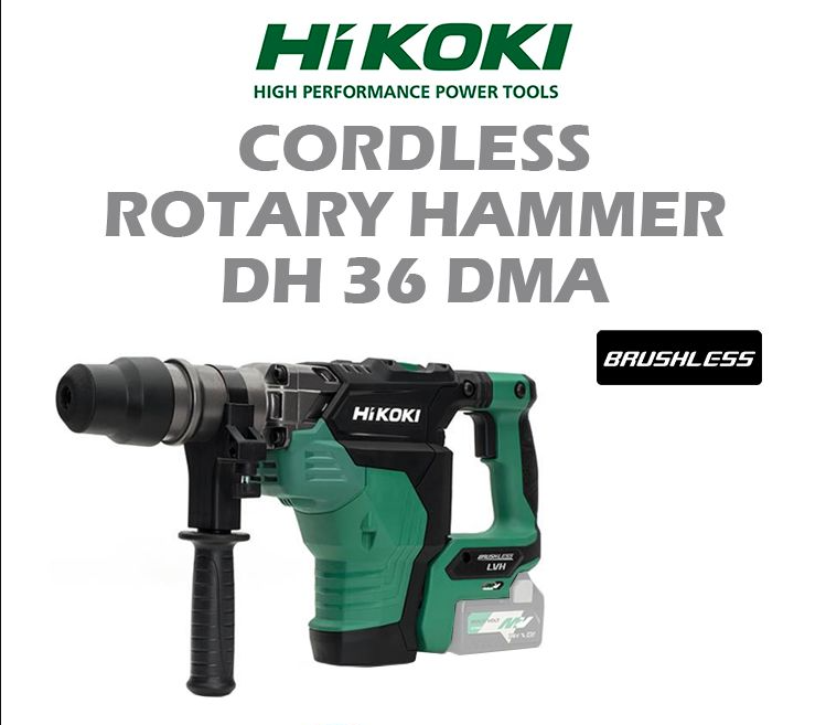 HIKOKI CORDLESS ROTARY HAMMER DH36DMA