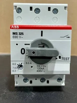 ABB MS325 Series Manual Motor Starter (few models, refer description)