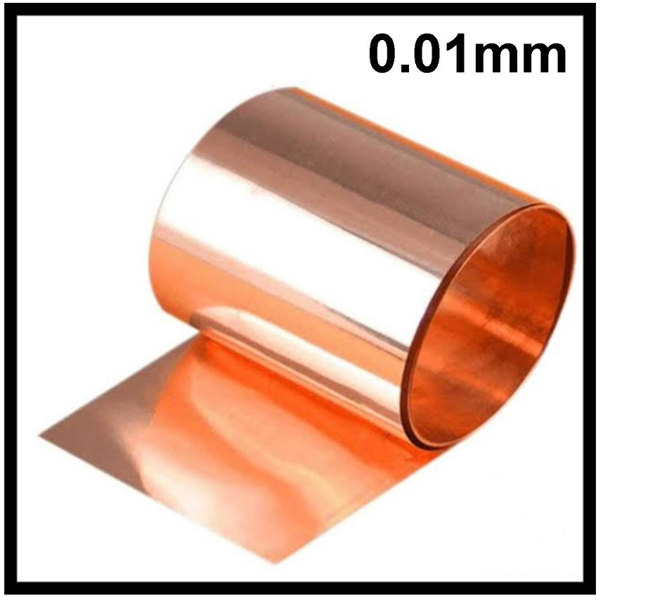 COPPER FOIL COPPER METAL SHEET SHIM PLATE THIN 0.01MM