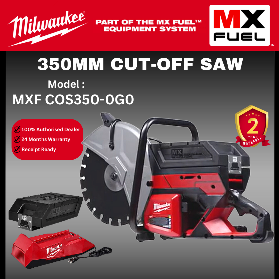 MILWAUKEE MX FUEL 350 MM 14″ CUT-OFF SAW / Road Cutter / MXF COS350 / POWERFUL CHAINSAW / HEAVY DUTY SAW / CUTTER