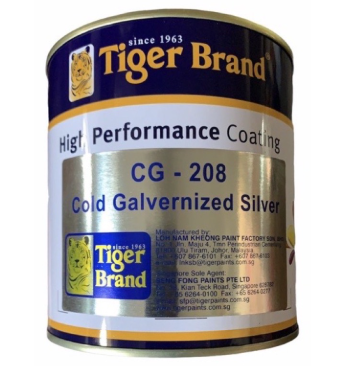 TIGR BRAND TIGER COLD GALVERNIZED SILVER PAINT 5LITER