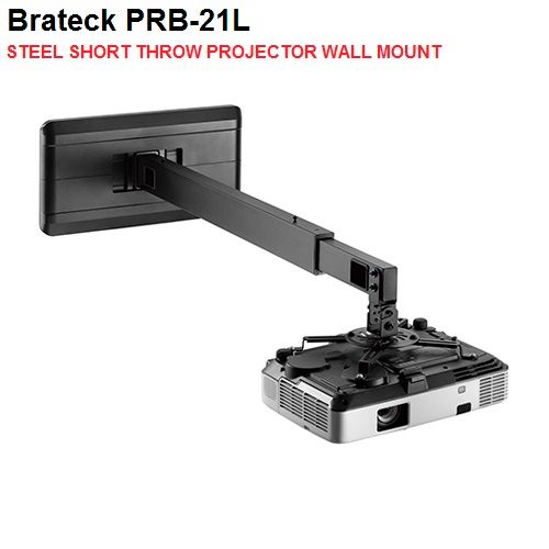 Brateck PRB-21L STEEL SHORT THROW PROJECTOR WALL MOUNT : Extension Range: 926~1518mm (36.5"~59.8")