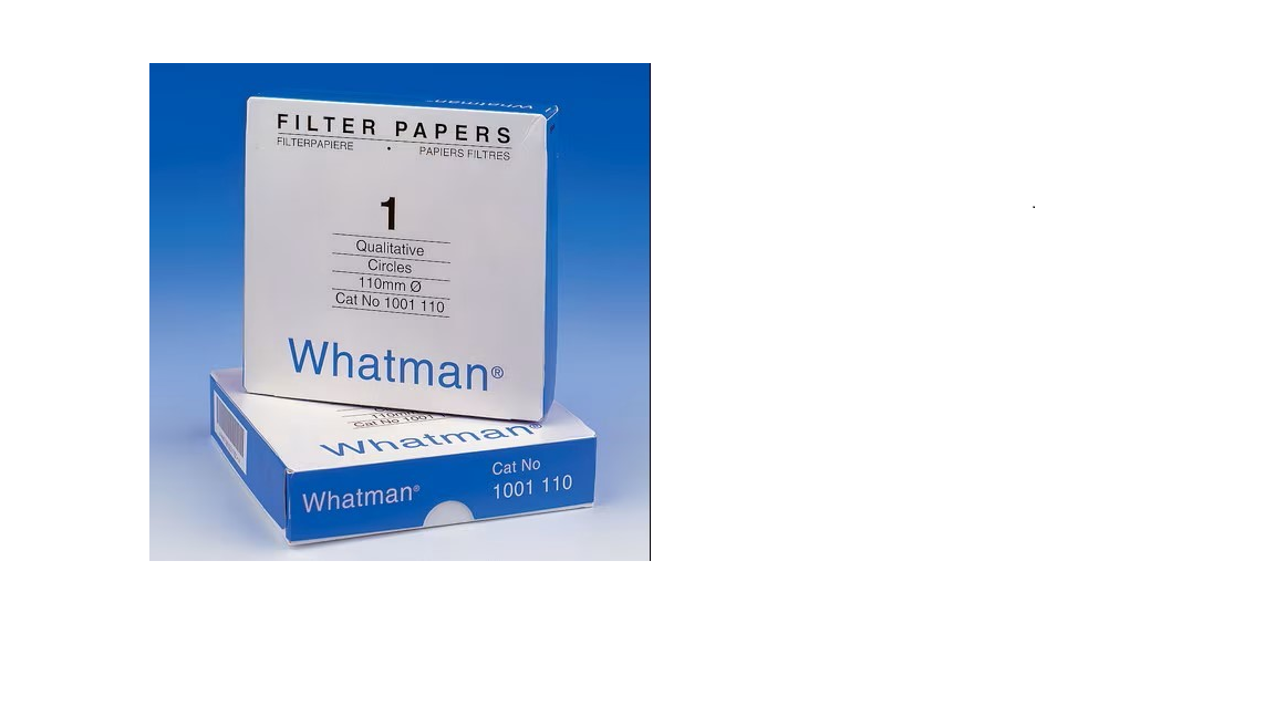 WHATMAN GRADE 1 QUALITATIVE FILTER PAPER STANDARD 110 MM CIRCLE 100 PACK 1001-110