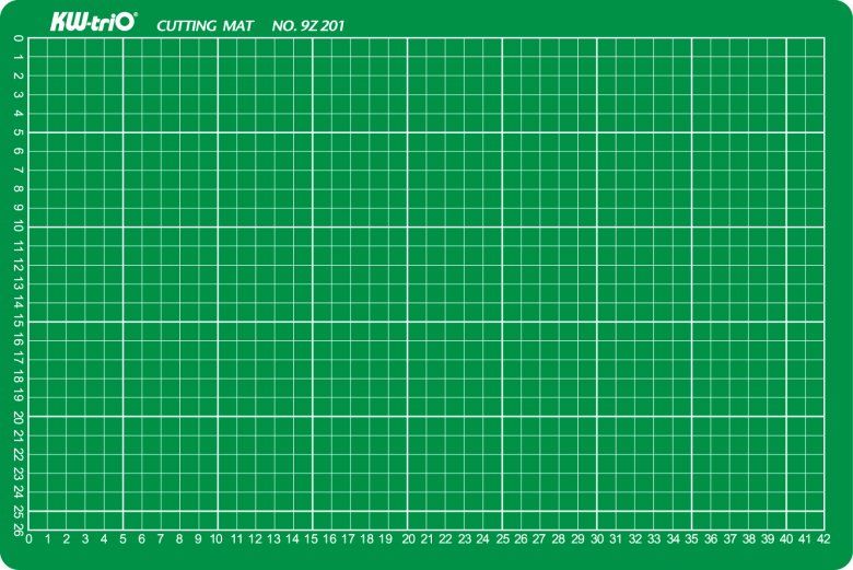 QP KW-trio 9Z201 A3 Green Cutting Mat
