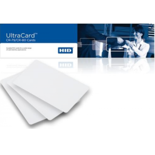 Fargo 82266 Blank White UltraCard Adhesive Cards