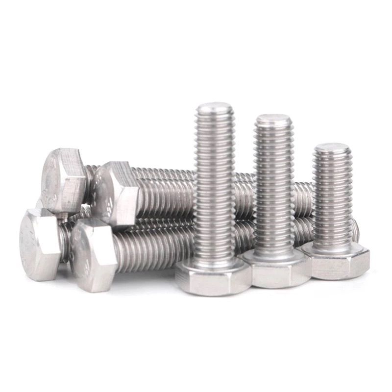 M5 Hex Bolt 304 Stainless Steel DIN933 Screw Skru Spanner Hexagon Head DIY