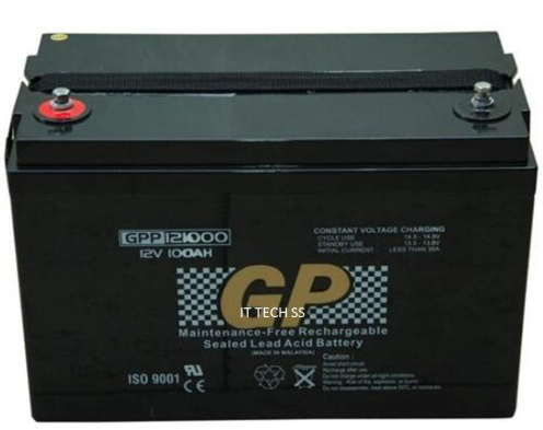 GP Battery 12V 100AH PREMIUM Rechargeable Sealed Lead Acid Battery