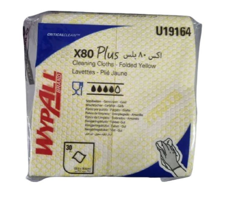 WYPALL X80 PLUS Colour-coded Cleaning Cloth (30 pcs) KCX80PLUS