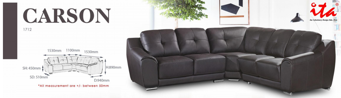 ITA OFFICE SOFA SET - CARSON 1712