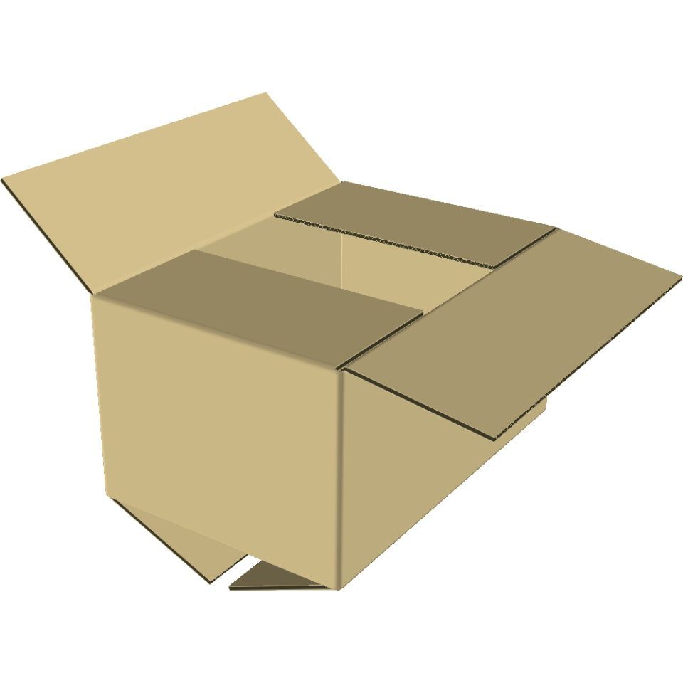 CORRUGATED CARTON BOX - RSC (L)350 x (W)250 x (H)200 mm - 180/180 AF