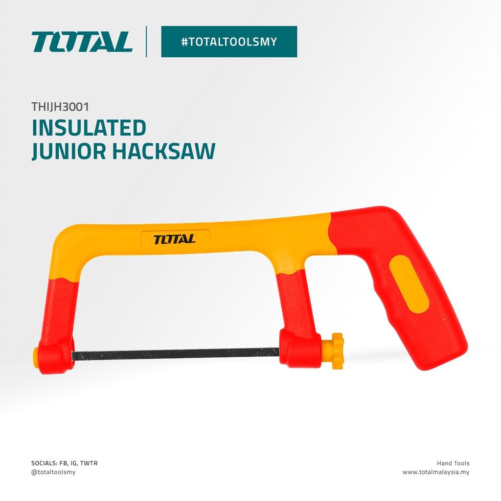 TOTAL INSULATED JUNIOR HACKSAW THIJH3001 (VDE Approved Certifications)