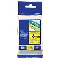TZe-631 Laminated Tape 18mm x 8m Black on Yellow