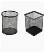 Metal pen holder