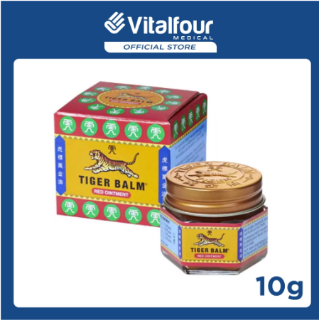 VITALFOUR TIGER BALM WHITE 10G OINTMENT / TIGER BALM PLUS10G OINTMENT (RED)
