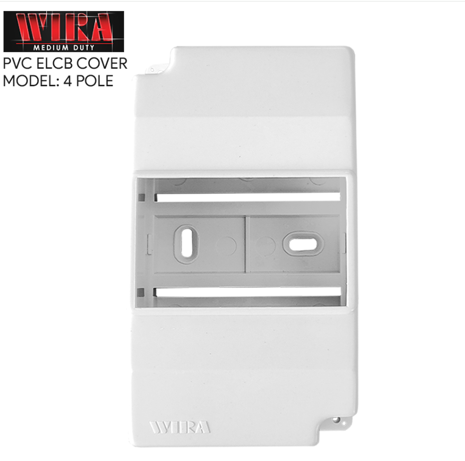WIRA MEDIUM DUTY PVC ELCB COVER 4-POLE