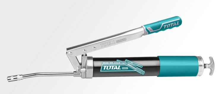 TOTAL GREASE GUN DUAL PISTON HEAVY DUTY 2-WAY (LOADING CARTRIDGE 14OZ/BULK OIL 21OZ/600CC) THT111062