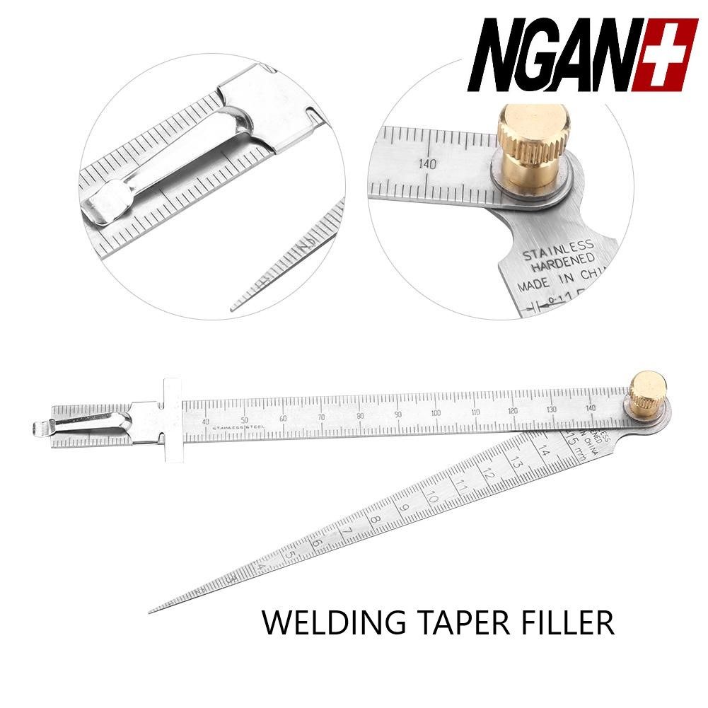 OEM WELDING TAPER FEELER GAUGE RULER STAINLESS STEEL 1-15mm