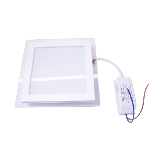 HAZZLE (DIMMER 3 STEP 3 COLOR) SQUARE GLASS LED DOWN LIGHT 4" 12W