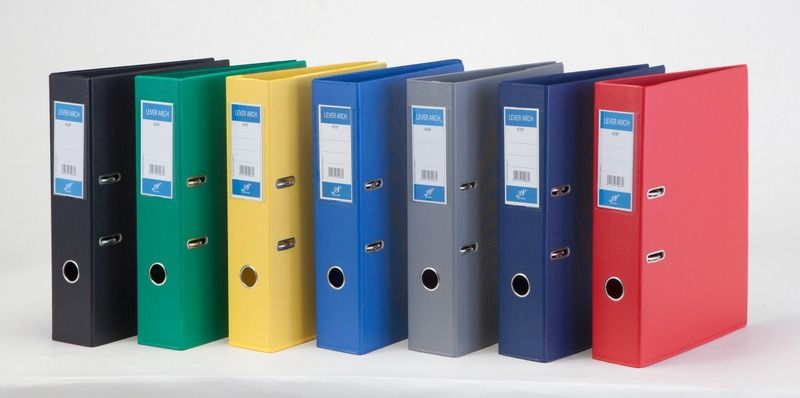 2S F4 PVC Lever Arch File 75mm