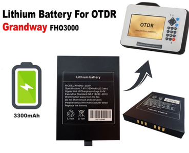 LITHIUM BATTERY 3300MAH FOR OTDR GRANDWAY FHO3000 BT401