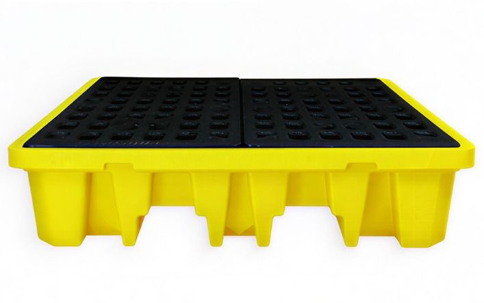 SYSBELL 4-Drum Polyethylene Spill Pallet Safe Working Load: 3000kg