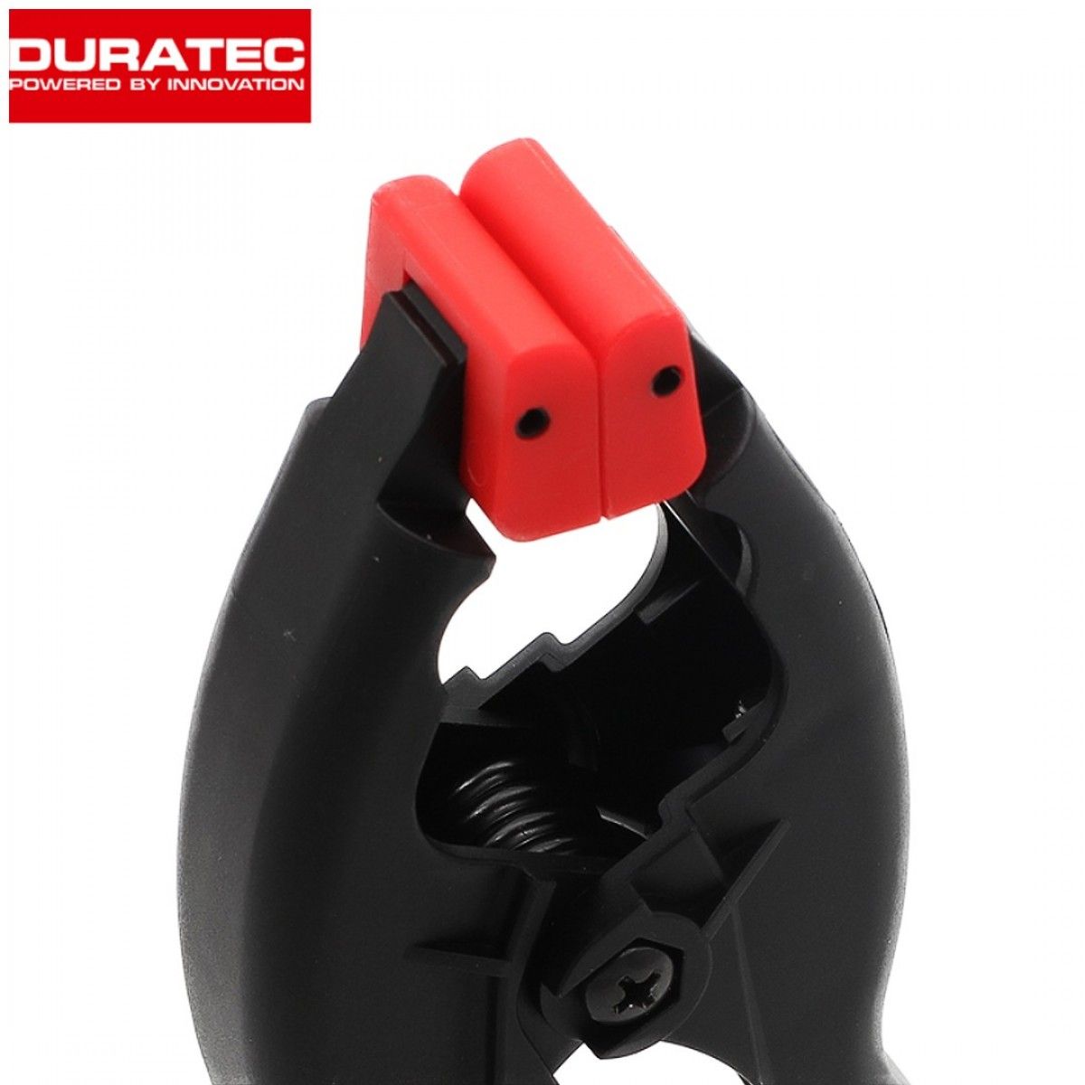 Duratec 829 Adjustable Pressure Spring Wood Clamp (160MM) (Black)