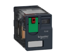 Schneider Electric Plug In Power Relay, 120V ac Coil, 8A Switching Current, 4PDT-RXM4AB1F7