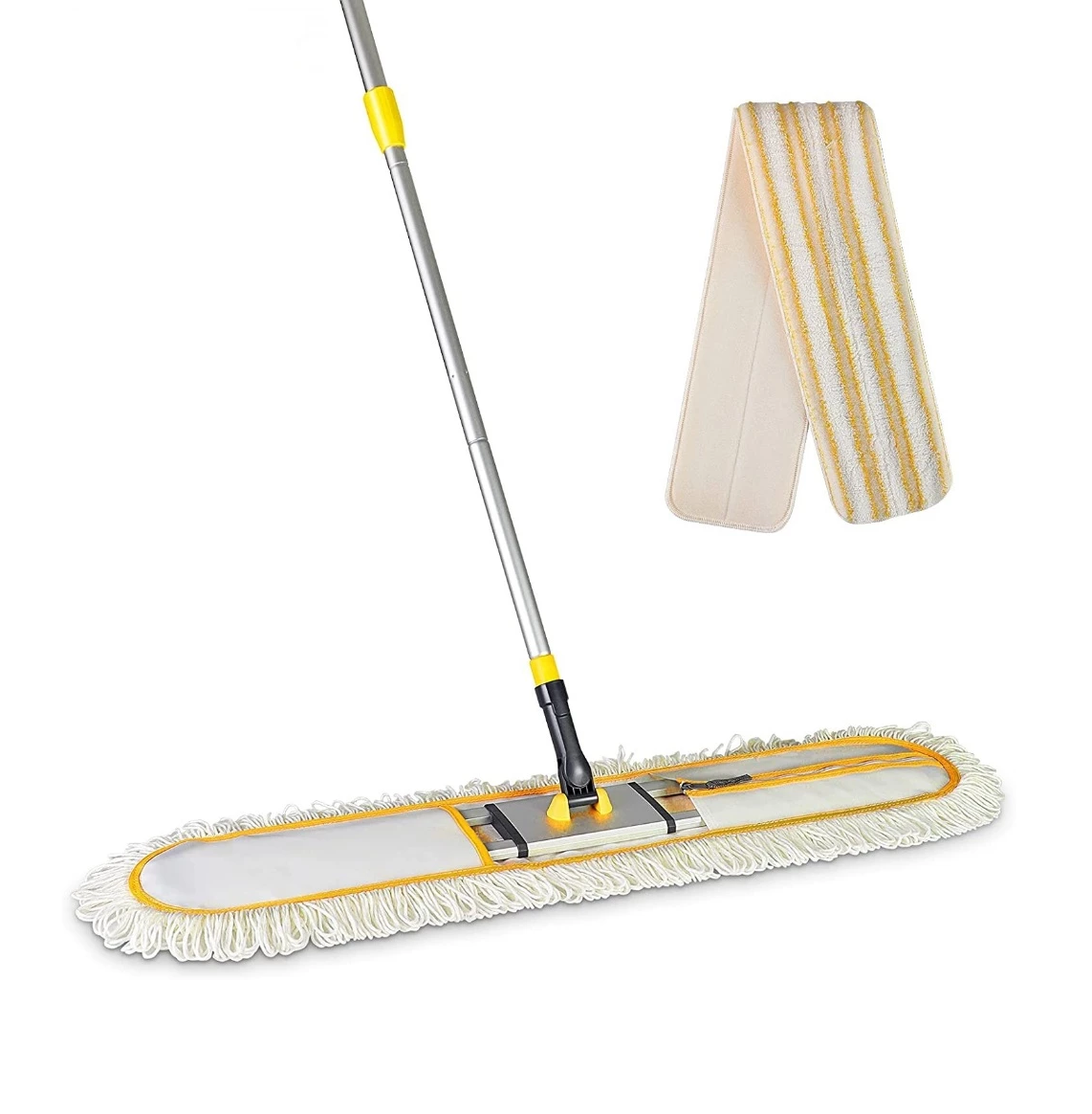 OEM Industrial Cotton Mop With Microfiber Polyester
