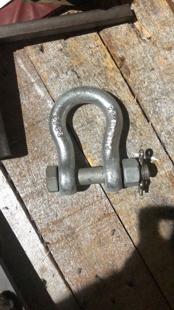 Dulhunty 16mm bow shackle Min. Uts. 120KN (BS16)