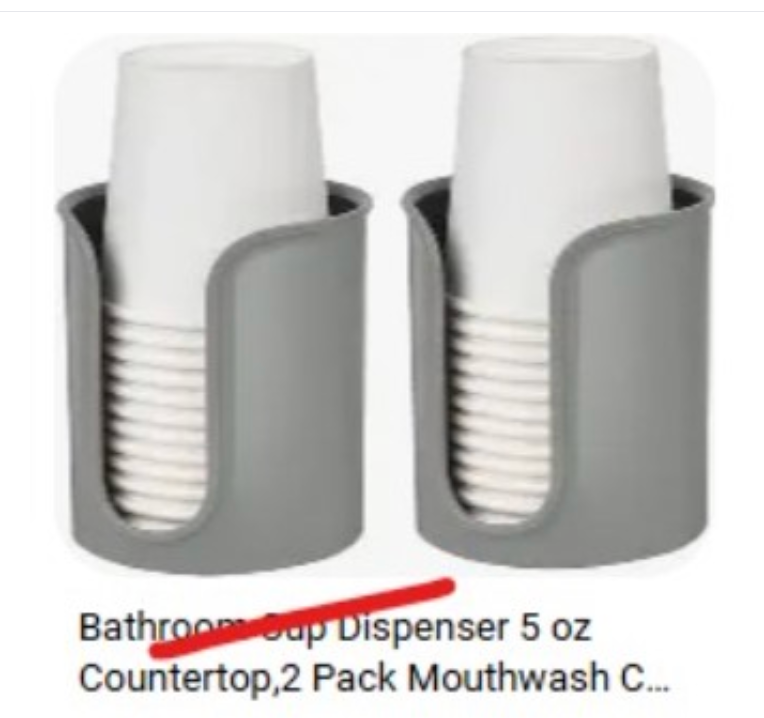 BATHROOM CUPHOLDER/DISPENSER