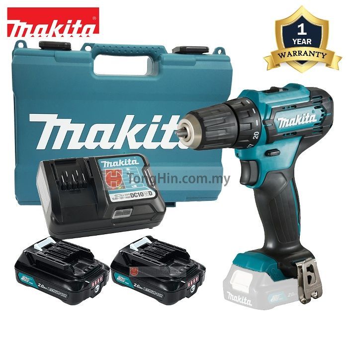 DF333DWAE MAKITA 12VMAX CORDLESS DRIVER DRILL Set