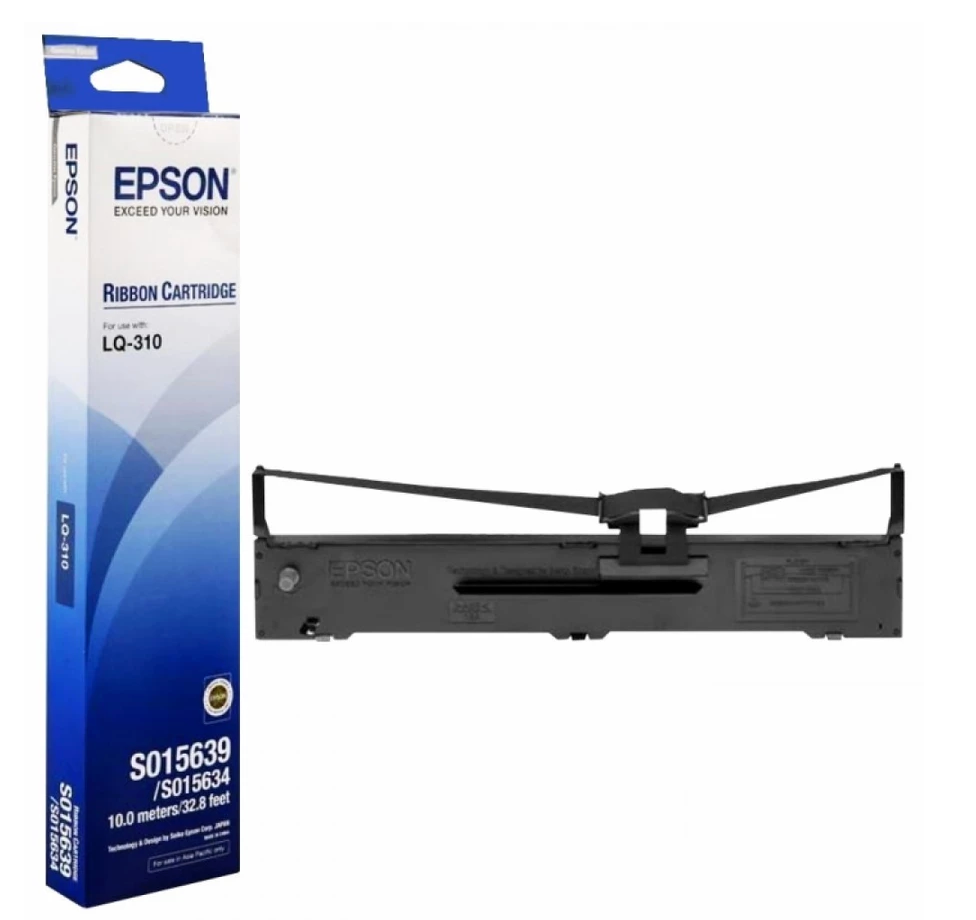100% Original Epson LQ-310 Ribbon Cartridge ( EPS SO15639 ) For Epson LQ310 Printer
