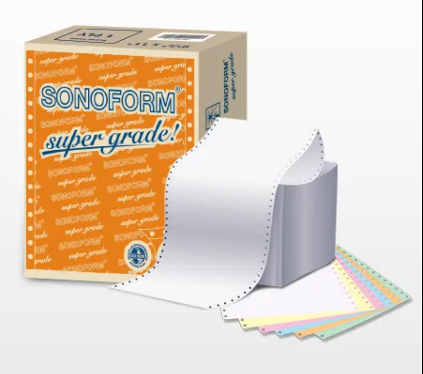 SONOFORM COMPUTER FORM - 1 PLY (1000 fans)