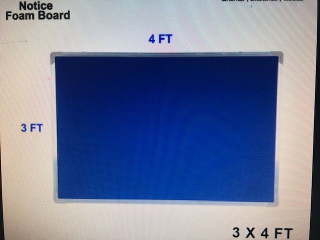 QS Foam Board 3 X 4 FT