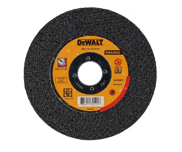 Dewalt 125 x 2.5 x 22 metal cutting