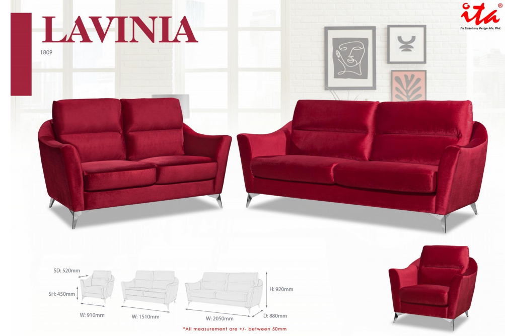ITA OFFICE SOFA SET - LAVINIA 1809