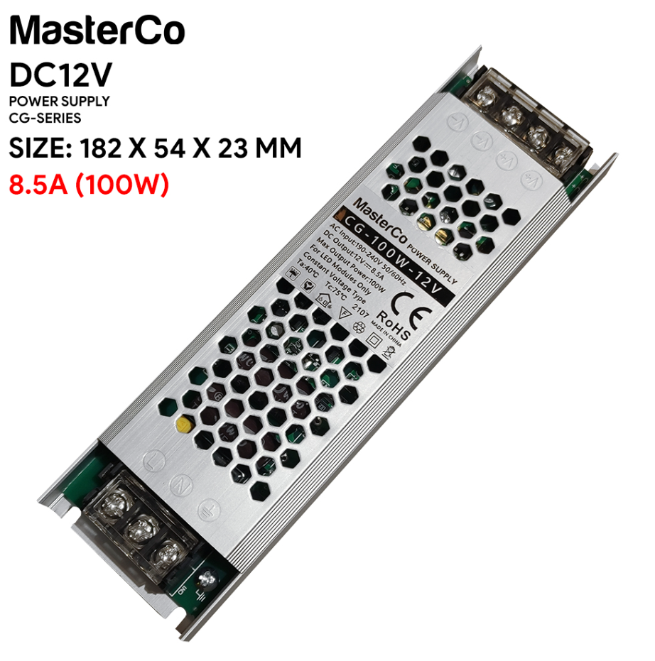 MASTERCO DC12V TRANSFORMER / POWER SUPPLY (5A ~ 33.3A) CG-SERIES