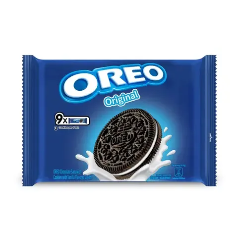 Oreo Original Chocolate Sandwich Cookies with Vanilla Flavored Cream Multi Pack (9s x 27.6g)