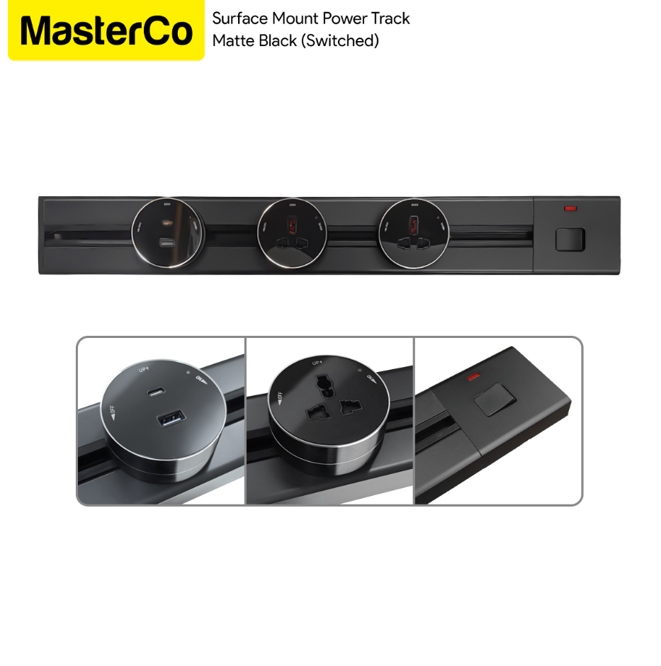 MASTERCO POWER TRACK WITH SWTICH