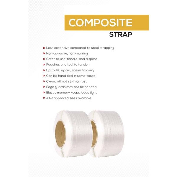 OEM Polyester Composite Corded Strap [ 32mm x 300m]