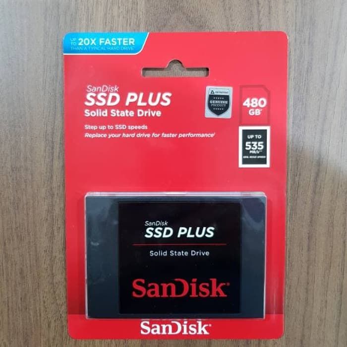 SanDisk SSD PLUS 480GB 2.5" SATA III Solid State Drive