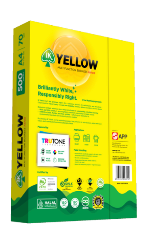 A4 70g IK Yellow 500's