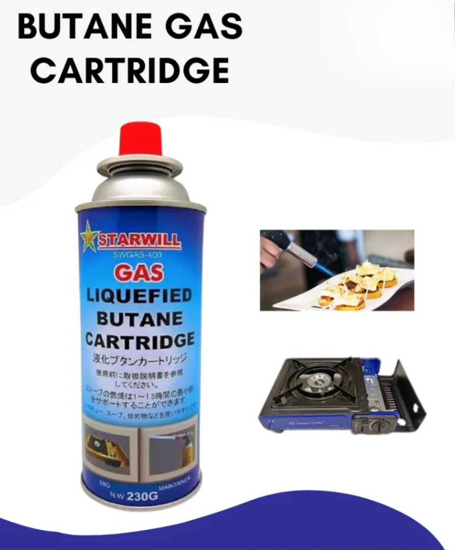 STARWILL GAS LIQUEFIED BUTANCE CARTRIDGE 230G