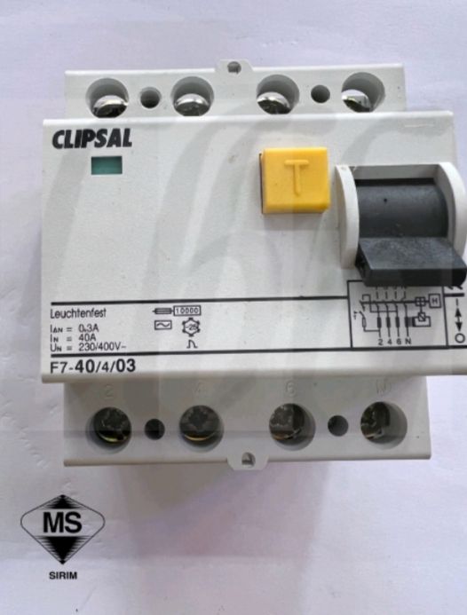 CLIPSAL 63A 4P 300mA ELCB RCCB