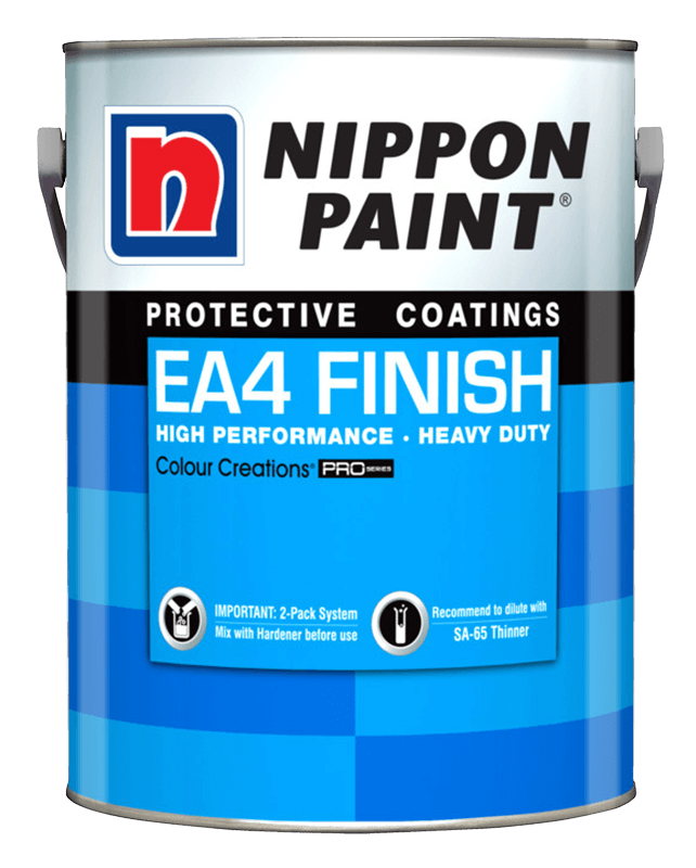 5L SET NIPPON PAINT FINISH EPOXY HB (+ HARDENER) EA4 / EA9 FINISH HB