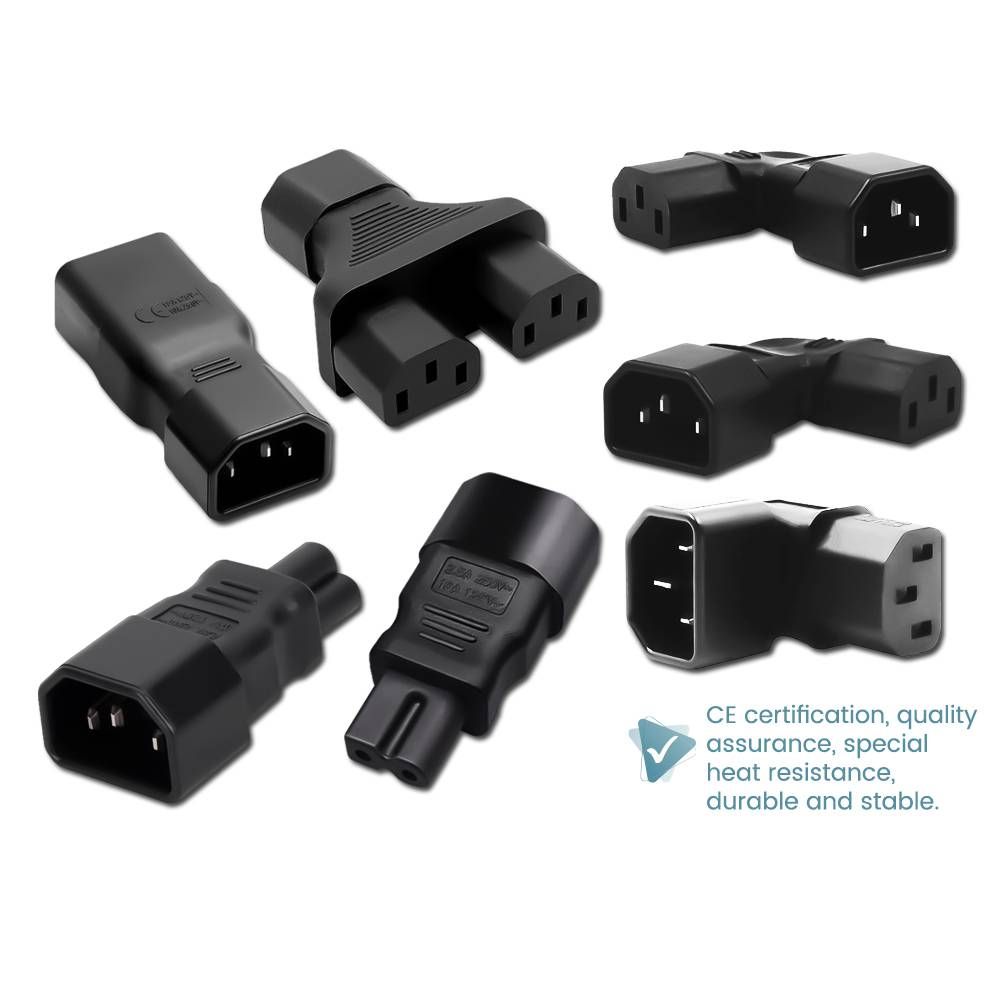 C14 TO MULTI CONVERTER PDU UPS POWER ADAPTOR