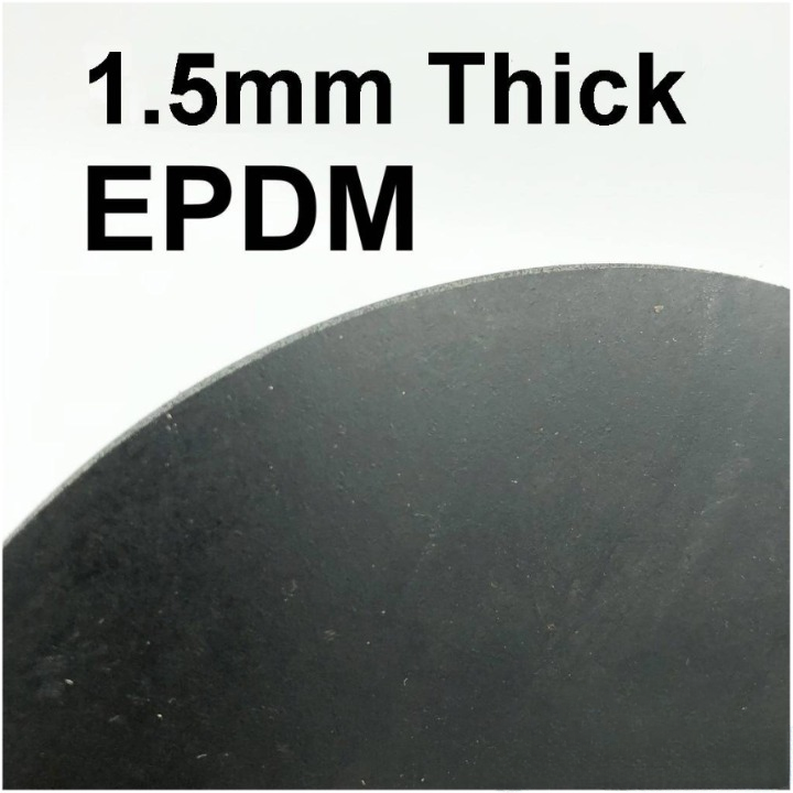 EPDM RUBBER SHEET 1.5MM THICK BLACK COLOR (RE-SHT-B-1.5)