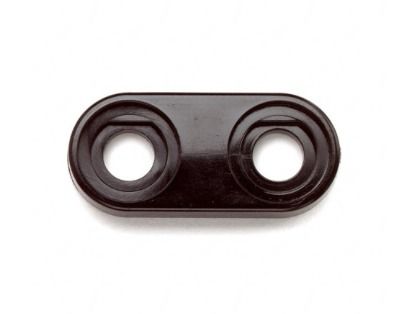 Fluke PJKPL 4654-0 Dbl B-jack Mtg Base 10/pkg (black)