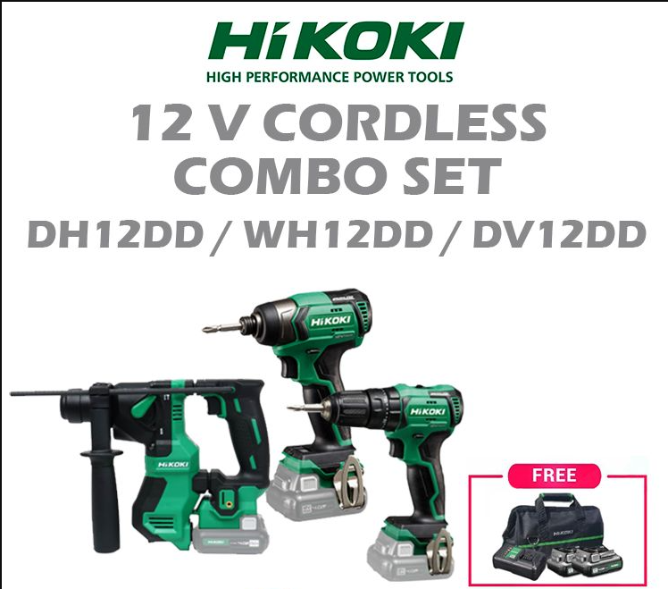 HIKOKI 12V CORDLESS COMBO KC12DHW