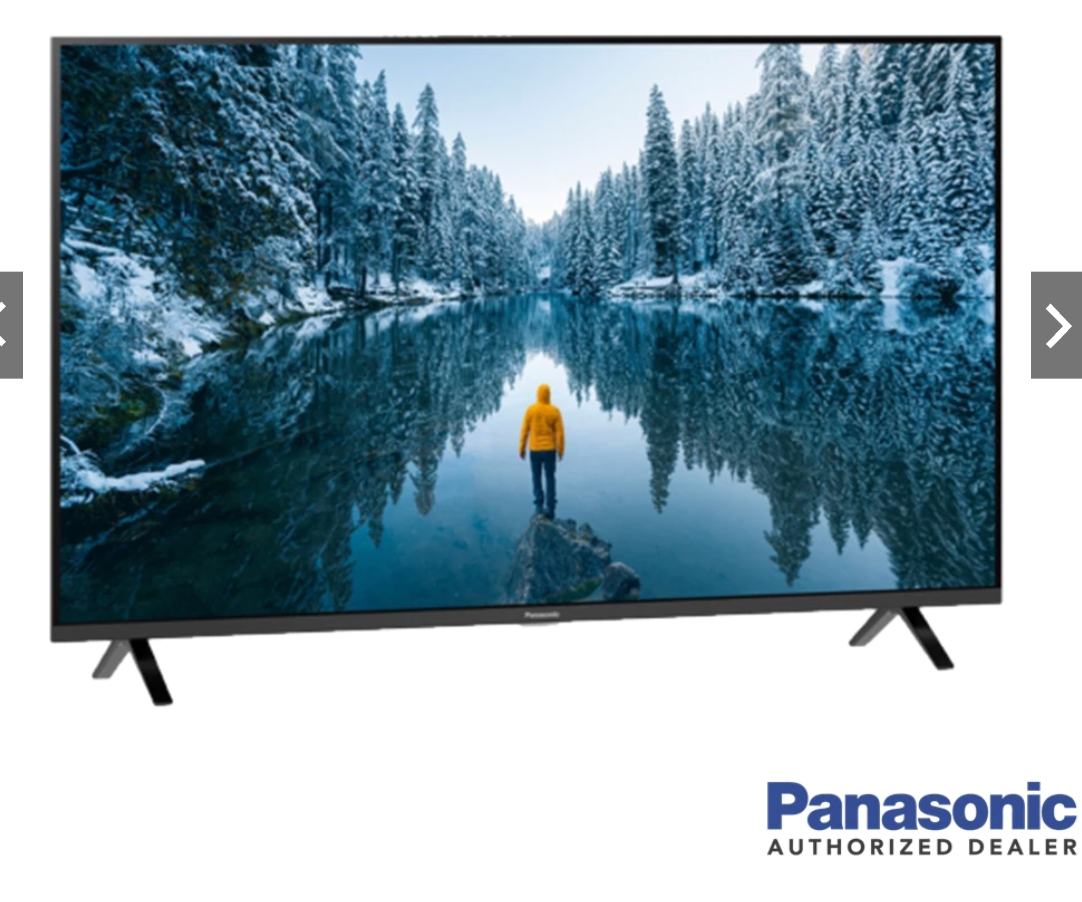 Panasonice , tv 43inch google tv complete with hotel mood